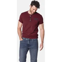 T-Shirt BABISTA "T-Shirt NICOSTILO", Damen, Gr. XL, rot (dunkelrot), Obermaterial: 100% Baumwolle CO., regular fit normal, Serafino, Shirts T-Shirt