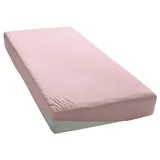 MY HOME Spannbettlaken Paprika Microfaser