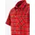 Maier Sports Mauro Kurzarmhemd Salsa/Blue Aster/Check 68