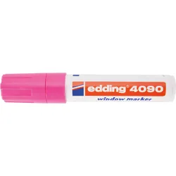 Edding 4090 Window Marker, Flüssigkreide - neon magenta - Neon magenta