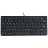 R-Go Tools Compact Tastatur DE schwarz (RGOECQZB)