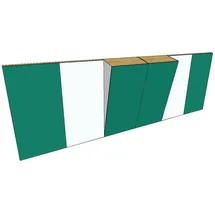 Kletterwand Boulderwand-Bausatz Indoor Basic Höhe 2,48 m