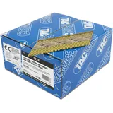 Tacwise 1124 Extra Verzinkte Rahmennägel 2,8/50 mm, D‘-Kopf, Ringschaft, mit 34° Neigung, Papiergebunden, Packung mit 3300 Stück, 3300 x 2.8 / 50mm