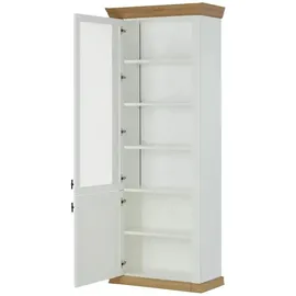 Schöner Wohnen Vitrine Andra 62 x 43 x 207 Holzfarben