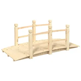 vidaXL Gartenbrücke 150 x 67 x 56 cm Beige