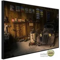 papermoon Infrarotheizung »EcoHeat - Altes Auto «, Matt-Effekt - bunt