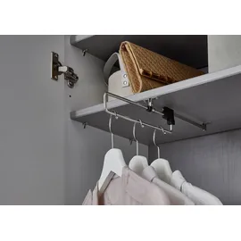 WIMEX Easy Plus Kleiderschrank 130 cm x 140 cm x 40 cm weiß