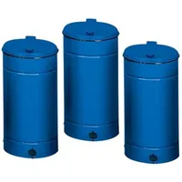 VAR Tretabfallsammler 60 l Blau