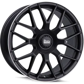 mam wheels GT1 8,5 x 19 5 x 108 ET45 Matt Black Lip Polish