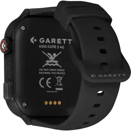 Garett Cute 2 4G Smartwatch BT 0 mm Kunststoffgehäuse Schwarz Armband One Size