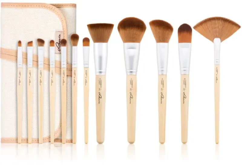Luvia Cosmetics Bamboo Bamboo’s Root Pinselset mit Etui