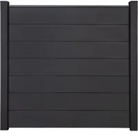 GROJA Grande BPC Steckzaun Set 7 Lamellen 180 x 180 cm anthrazit