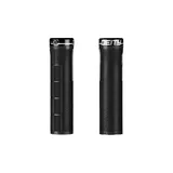 Deity Knuckleduster Griffe Fahrradgriffe schwarz 132 × 32 mm mit TRC-Gummimischung