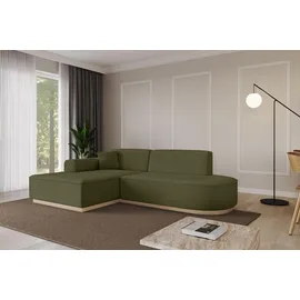 altdecor Ecksofa Ottomane Links IREA-L1 232x165x80 cm Grün