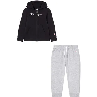 Champion Jogginganzug CHAMPION, Jungen, Gr. 80, ibb, nny, Obermaterial: 54% Baumwolle, 46% Polyester, Sportanzüge Jogginganzug, für Kinder, mit Kapuze, mit durchgehendem Reißverschluss