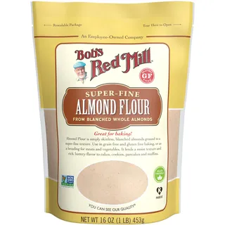Bob's Red Mill Mehl, Mandel, Gebleicht, 4 Stück, Größe 16 oz, (glutenfrei koscher)