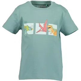 blue seven T-Shirt Basic-Schnitt, ohne Verschluss, bedruckte und unifarbene Optik bunt 134 EU