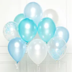 Luftballon Set hellblau DIY