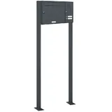 AL Briefkastensysteme Standbriefkasten RAL 7016 Grau