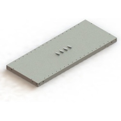 Meta Zusatzboden CLIP 230 1000 x 400 mm verzinkt + 4 Fachbodenträger