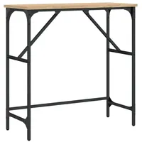 VidaXL Konsolentisch Sonoma-Eiche 75x32x75 cm Holzwerkstoff