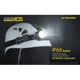 Nitecore HC35 LED Stirnlampe 2700 lm)