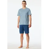 SCHIESSER Shorty Casual Nightwear Blau 56 (XXL)