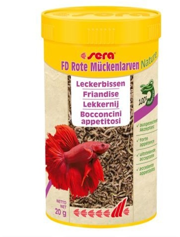 sera FD Rote Mückenlarven Nature 250 ml