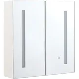 Beliani Chabunco 60 cm weiß mit LED