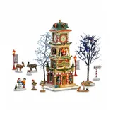 Lemax The Village Square Clock Tower Set