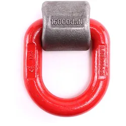 Schweißbares Anschlagglied Zulässige Zugkraft LC: 160 kN Breite: 132 mm, zul. Zugkraft LC: 160 kN