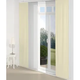 Wirth Schiebegardine WirthNatur (1 St), Paneelwagen, blickdicht, Inkl. Montagezubehör beige 60 cm x 145 cm