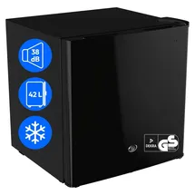 Medion Mini-Kühlschrank 42 l 850 mm hoch Schwarz