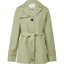 s.Oliver Wasserabweisender Trenchcoat im Slim Fit - grün - 32