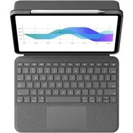 Logitech Folio Touch für iPad Air 4 Gen oxford grey Skandinavisches QWERTY