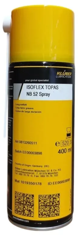 Klüber ISOFLEX TOPAS NB 52, 400ml Spraydose