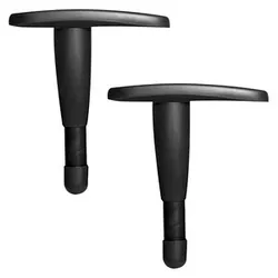 2 Topstar Armlehnen verstellbar schwarz für Body Balance S30