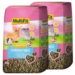 MultiFit Natur-Strohstreu Unterstreu 2x8 kg