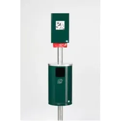 VAR Hundetoilette DS 1 moosgrün 30 l