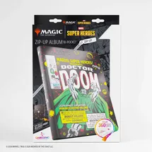 Gamegenic Magic: The Gathering Marvel Super Heroes Zip-Up Album 18-Pocket Doctor Doom/Spider-Man