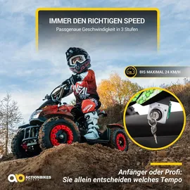 ACTIONBIKES MOTORS Elektro-Kinderquad Cobra blau/schwarz (800 W)