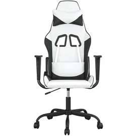 vidaXL Gaming-Stuhl Kunstleder Weiß