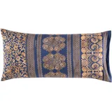 BASSETTI TORCELLO Kissenhülle zu Bettwäsche aus 100% Baumwollsatin in der Farbe Dunkelblau B1, Maße: 40x80 cm - 9331456