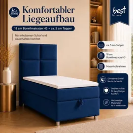 Best For Home Trinity 100 x 200 cm Blau