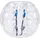 Vevor Aufblasbarer Bump Ball Bumper Stoßball 1 Stk. 1,2 m x 1,03 m, Menschlicher Kollisionsball, PVC-Körperblasen-Bounce-Ball für Outdoor-Aktivitäten, Transparente Punkte Aufblasbarer Bumper Ball