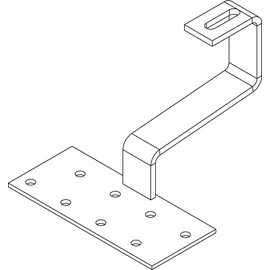 K2 Systems Dachhaken für Pfannenziegel SolidHook H47/138 35x6