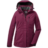 KILLTEC Damen Funktionsjacke/Winterjacke mit abzippbarer Kapuze KOW 140 WMN JCKT, dunkelrose, 46