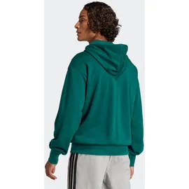 adidas Essentials Big Logo French Terry Kapuzenpullover Collegiate Green / Black L