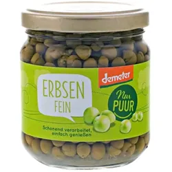 NurPuur Erbsen demeter 200g