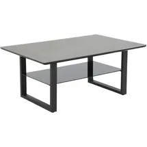 Möbel Boss Arne Schwarz Glas 105 x 45 x 105 cm